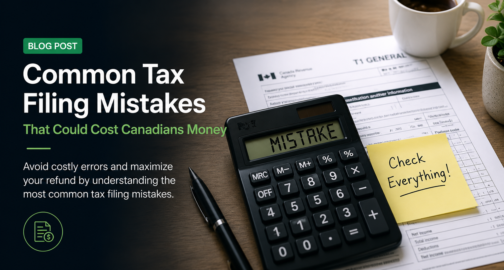 Common Tax Filing Mistakes That Could Cost Canadians Money